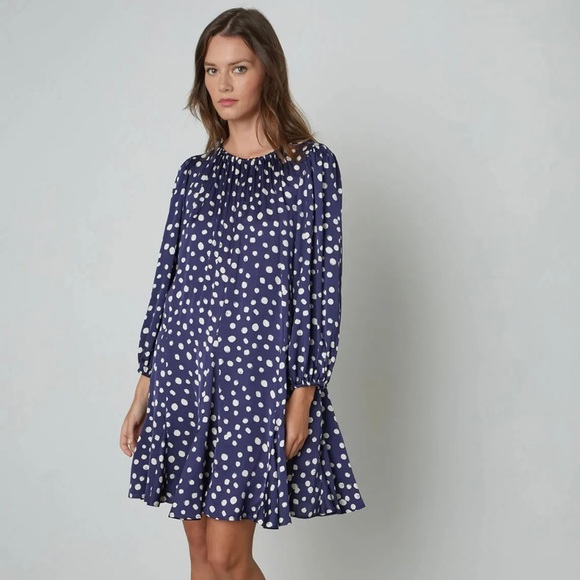 Kenia Polka Dot Dress by Velvet - Picture 2 of 6